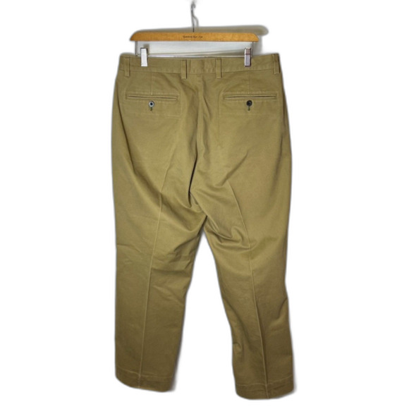 Orvis Deep Tan Ultimate Khaki Plain Front Pants Size 35 X 30 - Picture 6 of 12